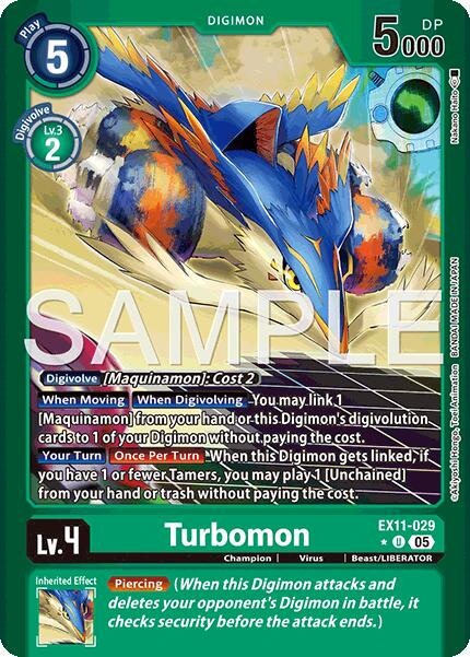 Turbomon [Limited Foil] #EX11-029