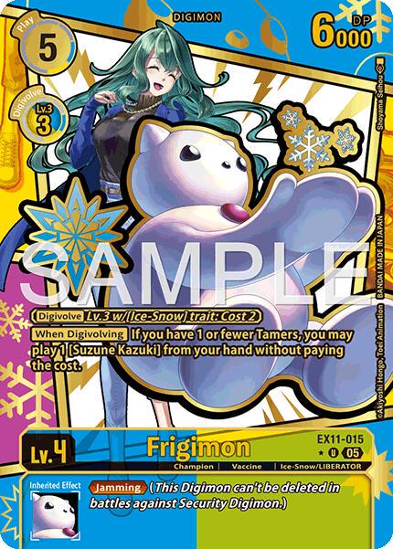 Frigimon [Rare Pull Foil] #EX11-015