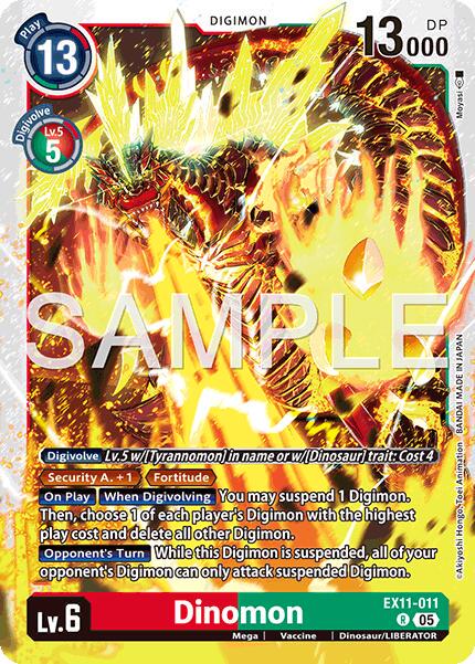 Dinomon [Foil] #EX11-011