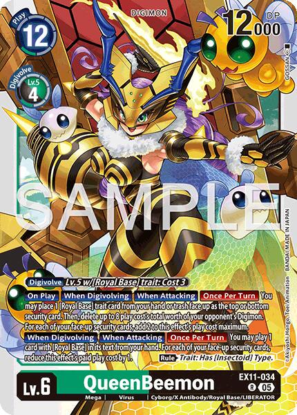 QueenBeemon [Foil] #EX11-034