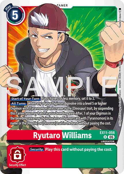 Ryutaro Williams [Foil] #EX11-056