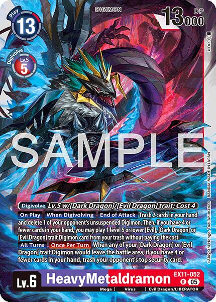 HeavyMetaldramon [Foil] #EX11-052