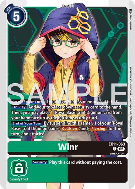 Winr [Foil] #EX11-063