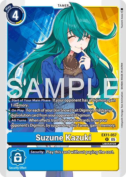 Suzune Kazuki [Foil] #EX11-057