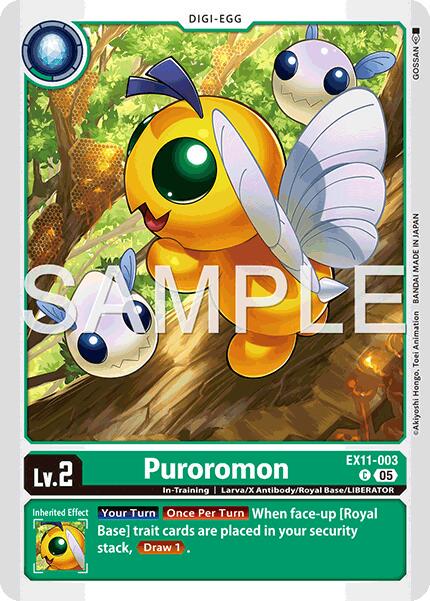 Puroromon #EX11-003