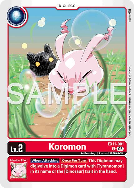 Koromon #EX11-001