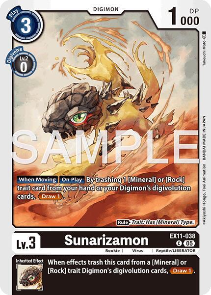 Sunarizamon #EX11-038