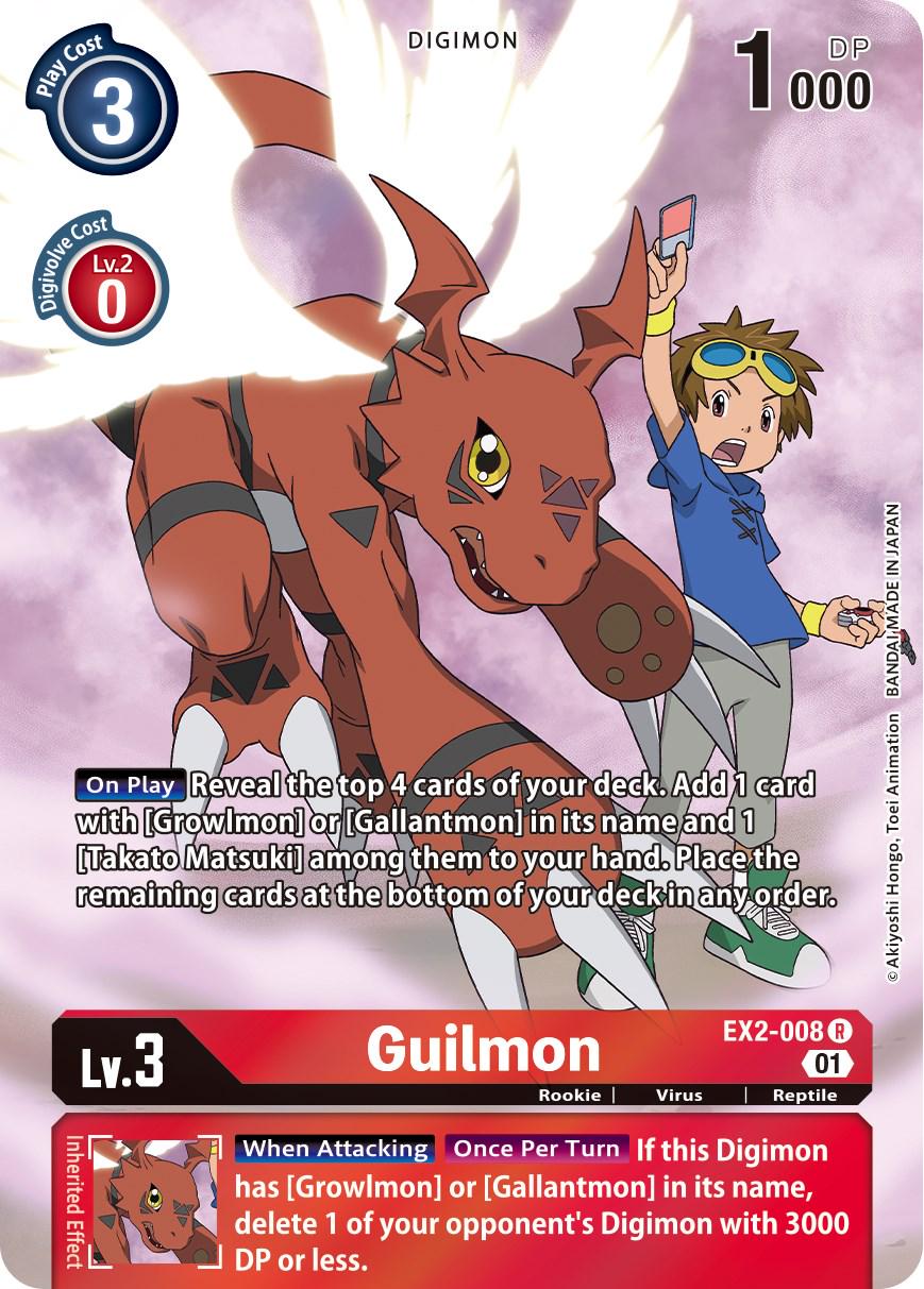 Guilmon [Alternate Art Foil] #EX2-008