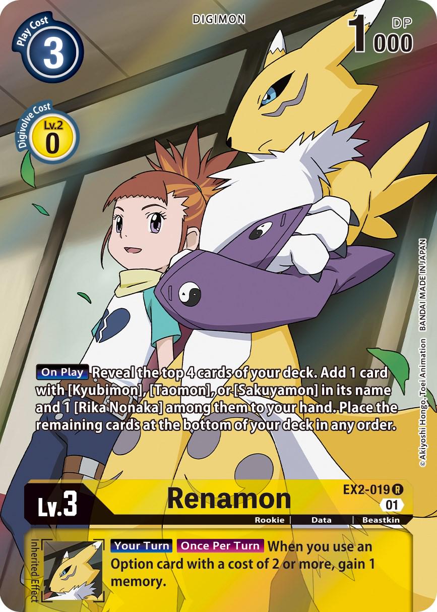Renamon [Alternate Art Foil] #EX2-019