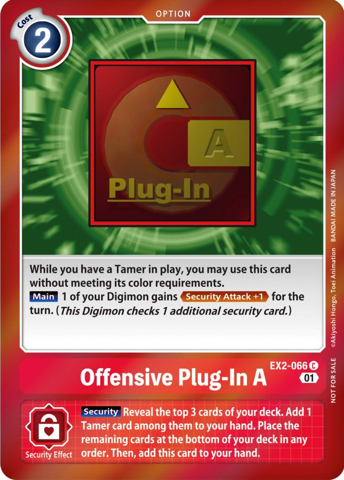 Offensive Plug-In A [Event Pack Foil] #EX2-066