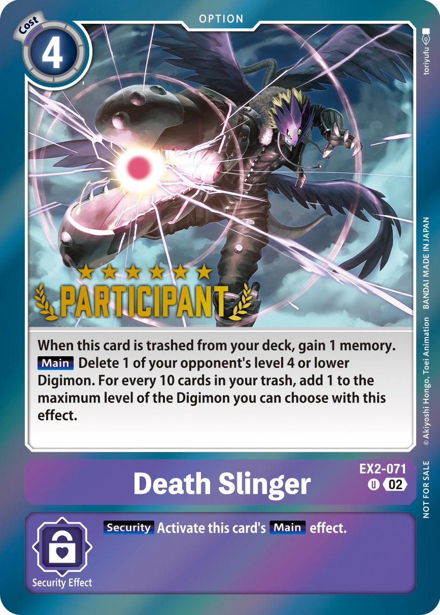 Death Slinger [3-On-3 Participation Foil] #EX2-071