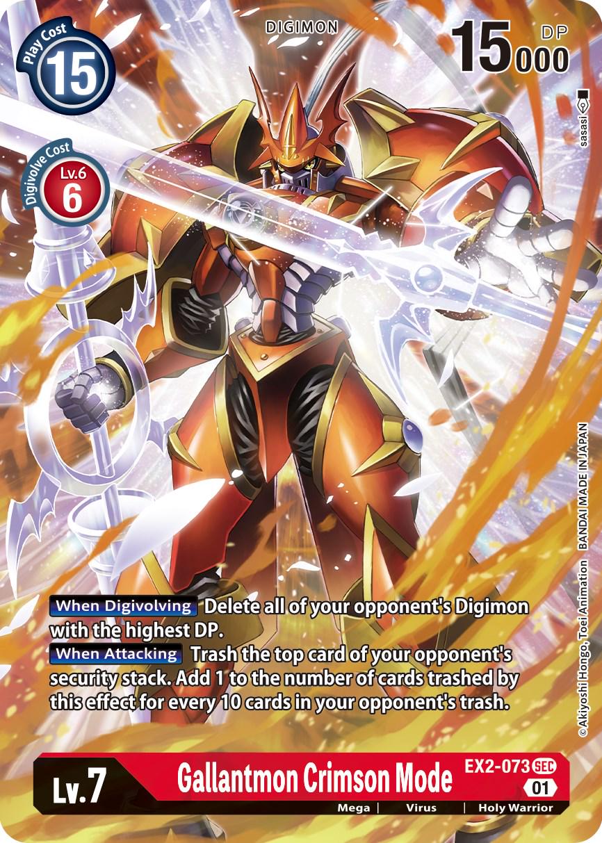 Gallantmon Crimson Mode [Alternate Art Foil] #EX2-073