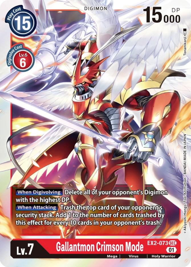 Gallantmon Crimson Mode [Foil] #EX2-073