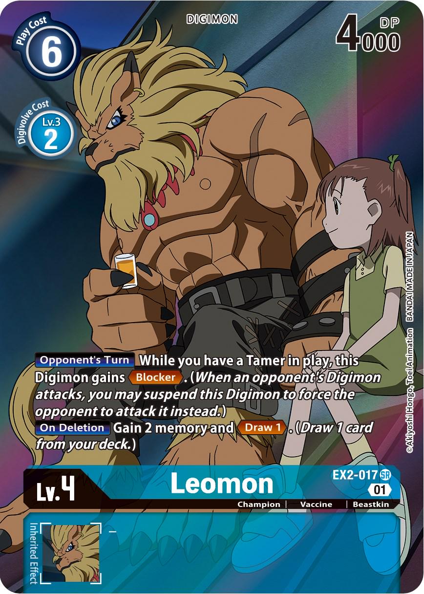 Leomon [Alternate Art Foil] #EX2-017