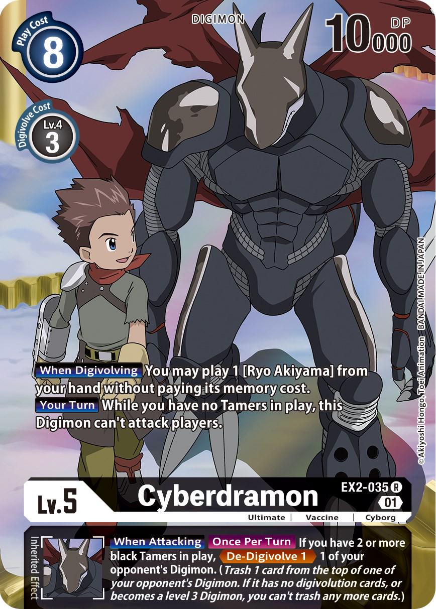 Cyberdramon [Alternate Art Foil] #EX2-035