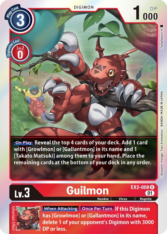 Guilmon [Foil] #EX2-008