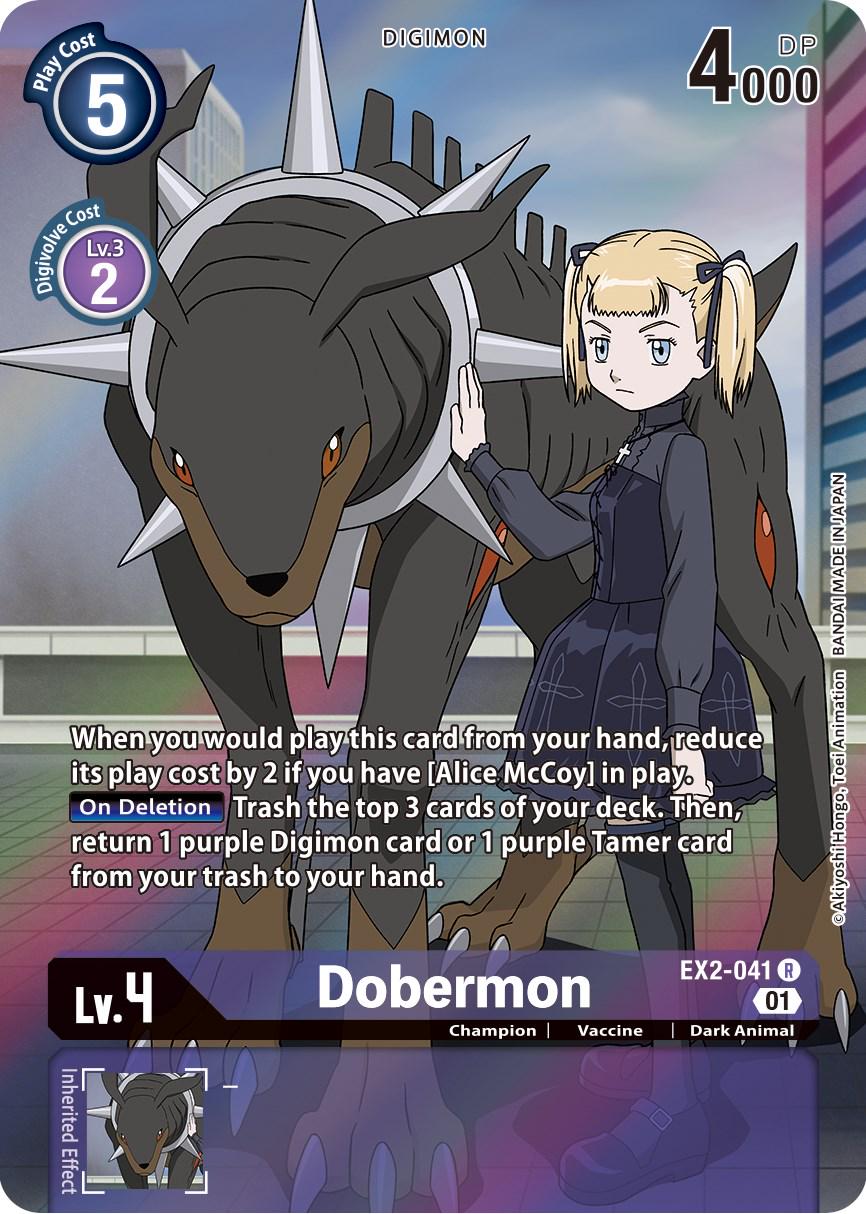 Dobermon [Alternate Art Foil] #EX2-041