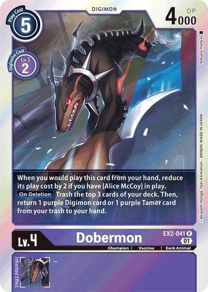 Dobermon [Foil] #EX2-041