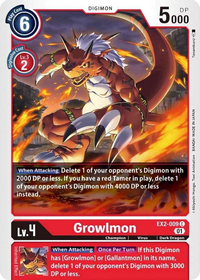 Growlmon #EX2-009