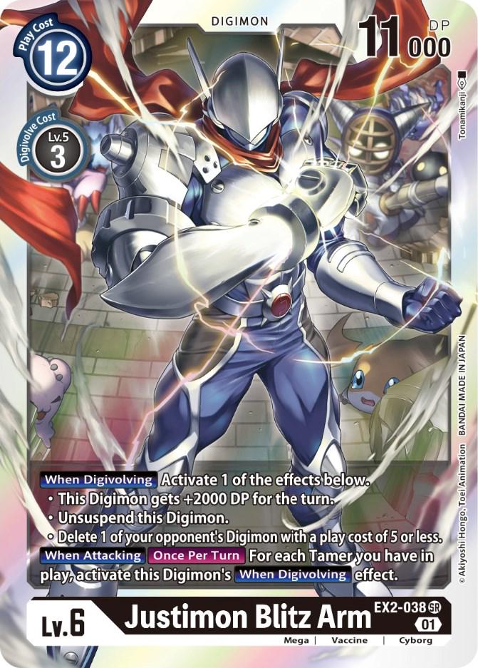 Justimon Blitz Arm [Foil] #EX2-038