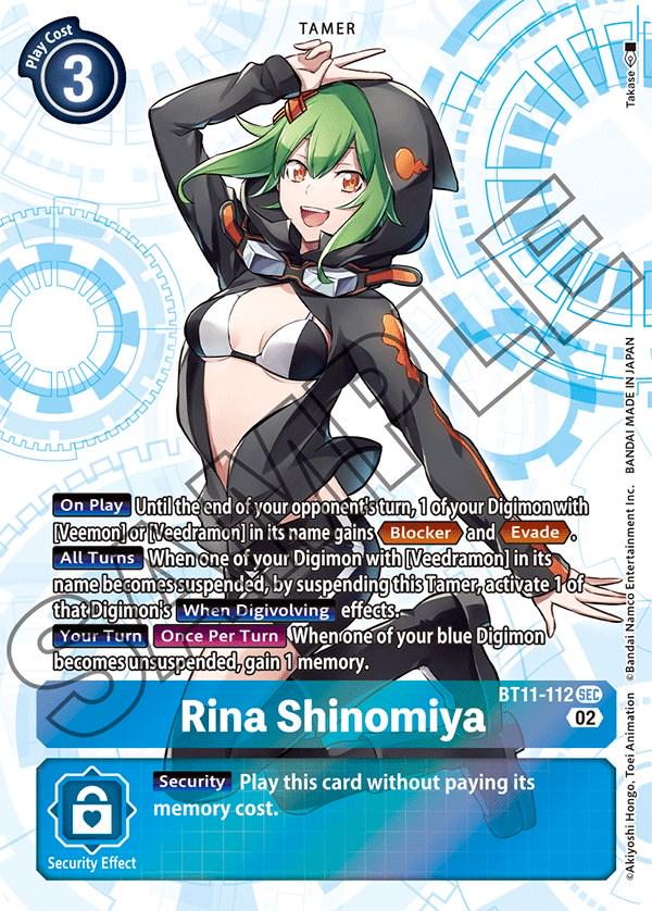 Rina Shinomiya [Foil] #BT11-112