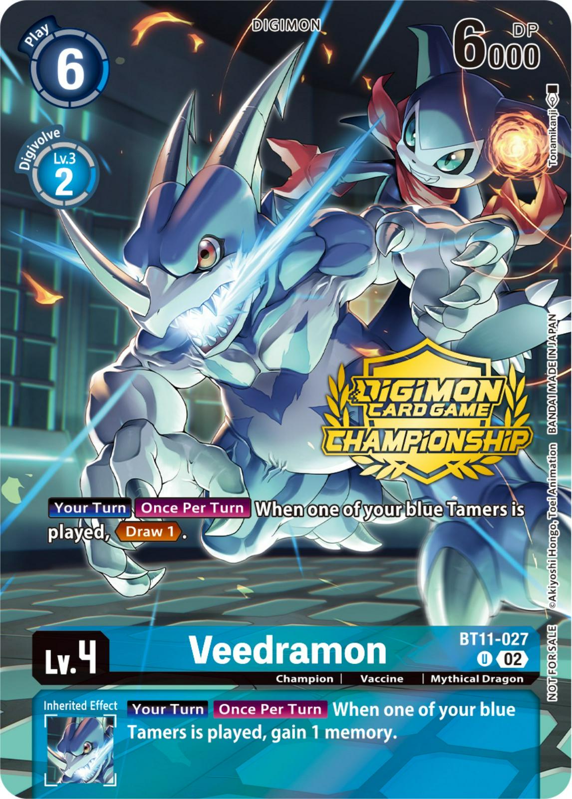 Veedramon [Tamers Pack Foil] #BT11-027