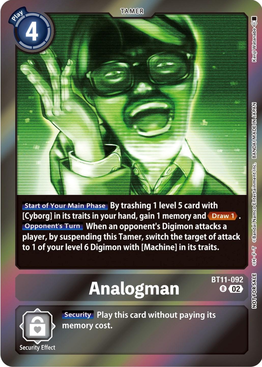 Analogman [Event Pack Foil] #BT11-092