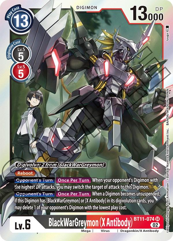 BlackWarGreymon [X Antibody Foil] #BT11-074