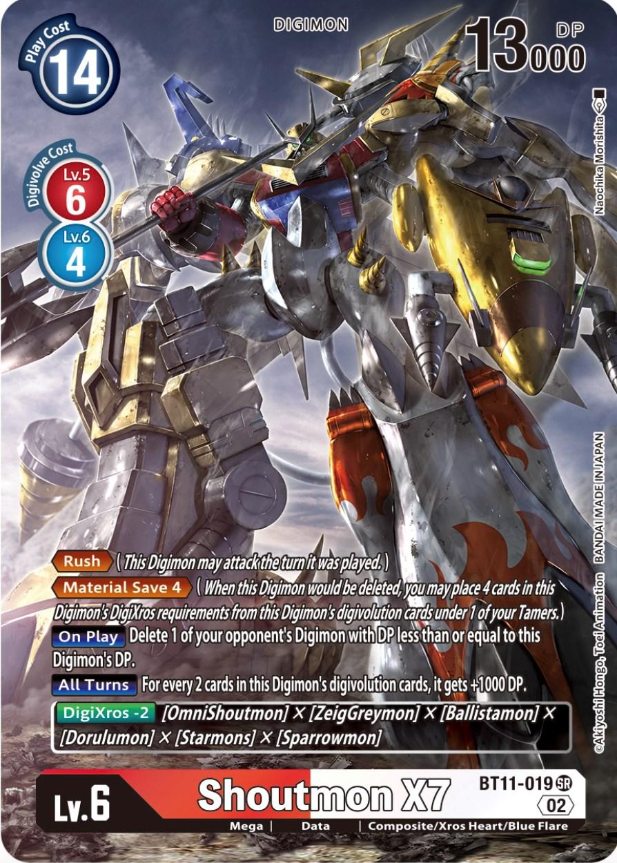 Shoutmon X7 [Alternate Art Foil] #BT11-019