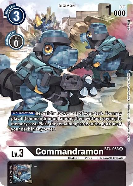 Commandramon [Alternate Art Foil] #BT4-063