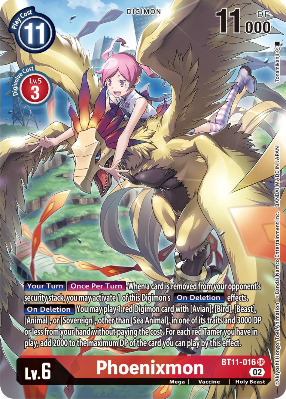Phoenixmon [Alternate Art Foil] #BT11-016