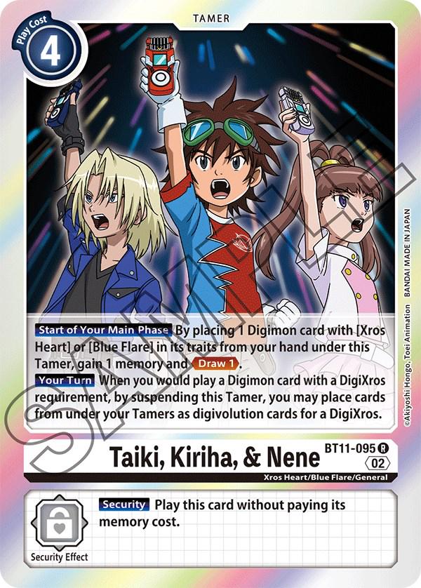 Taiki, Kiriha, & Nene [Foil] #BT11-095