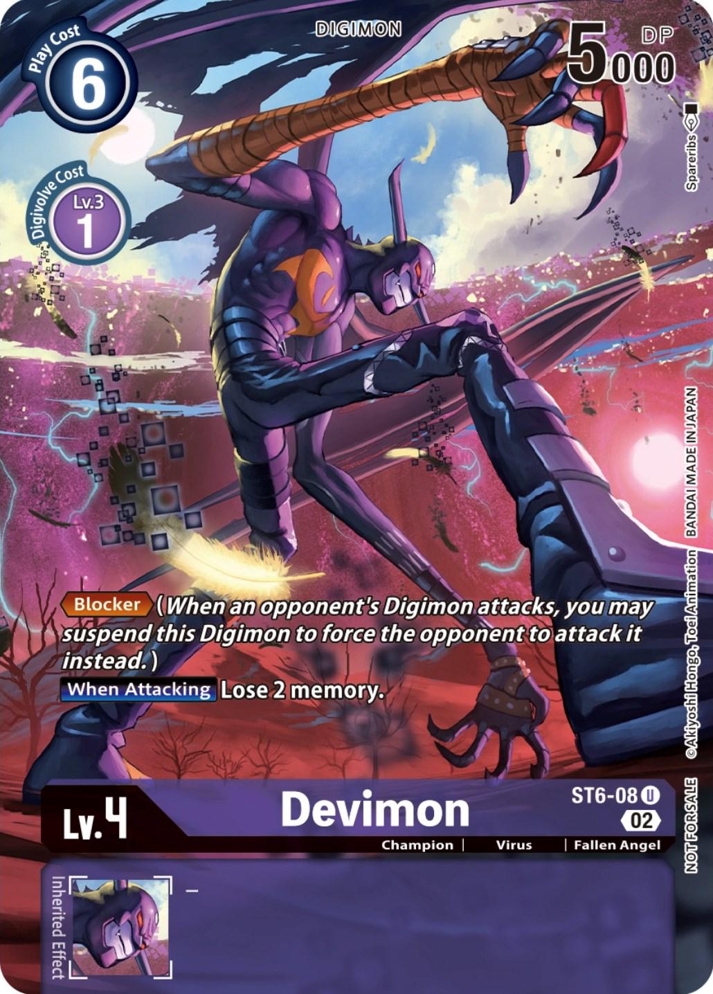 Devimon [Illustration Competition Pack] #ST6-08