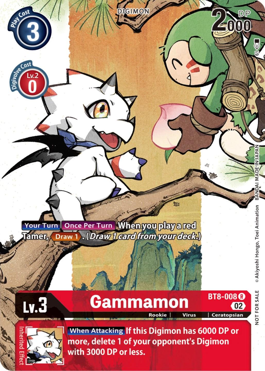 Gammamon [Illustration Competition Pack] #BT8-008