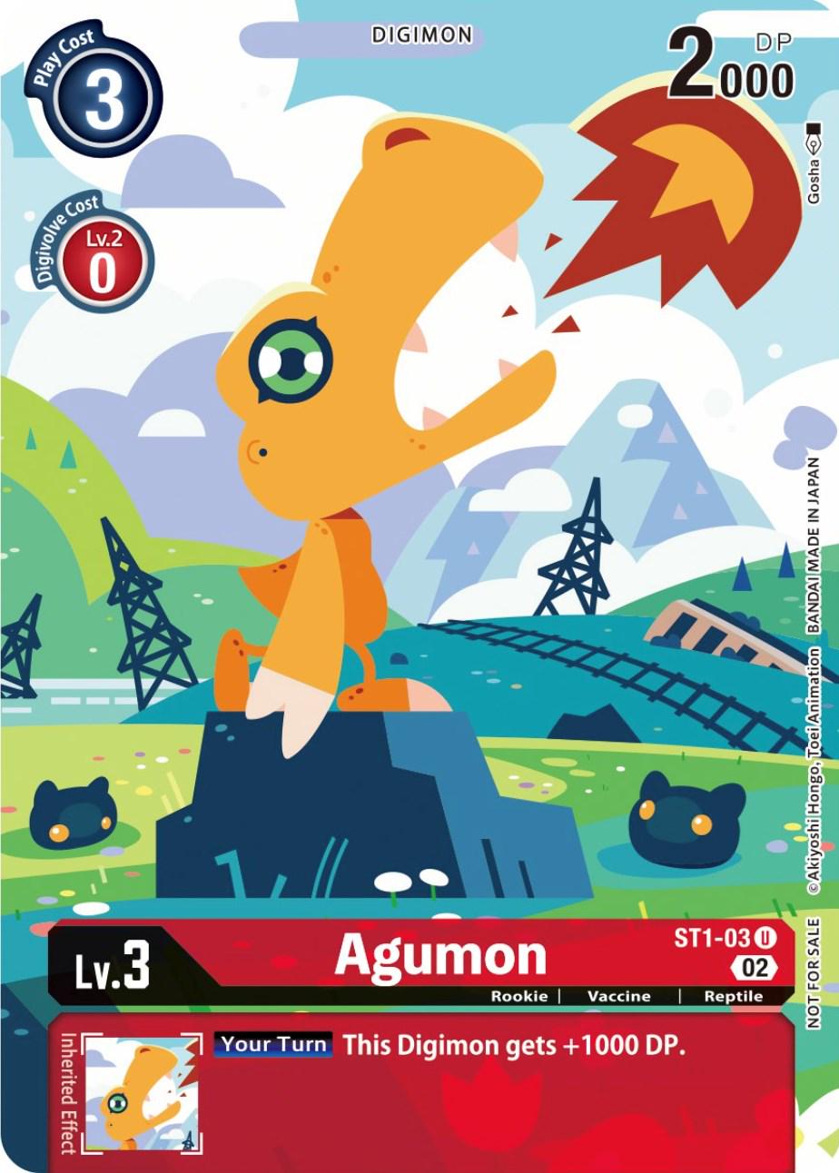 Agumon [Digimon Illustration Competition Pack] #ST1-03