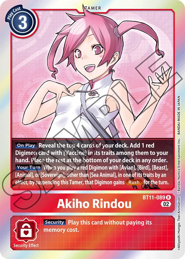 Akiho Rindou [Foil] #BT11-089