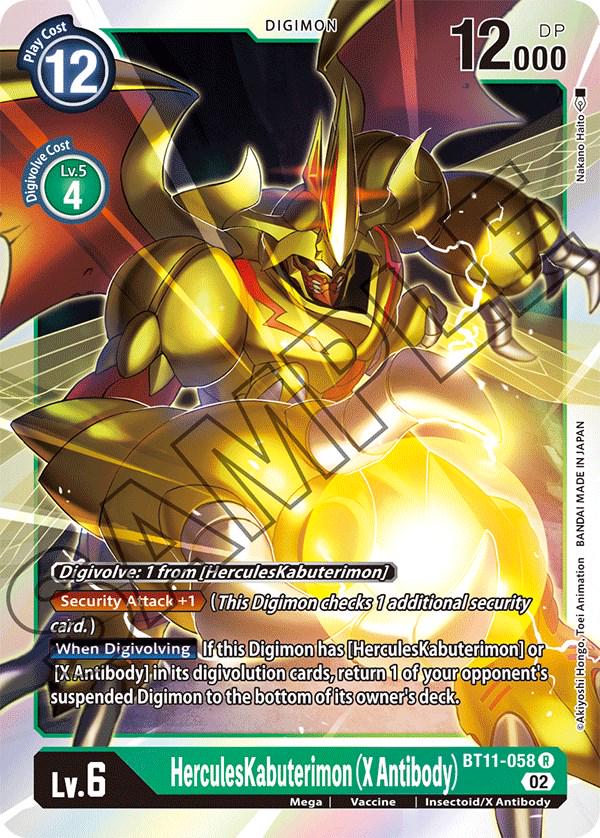 HerculesKabuterimon [X Antibody Foil] #BT11-058