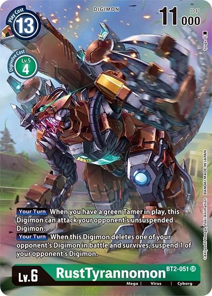 RustTyrannomon [Alternate Art Foil] #BT2-051