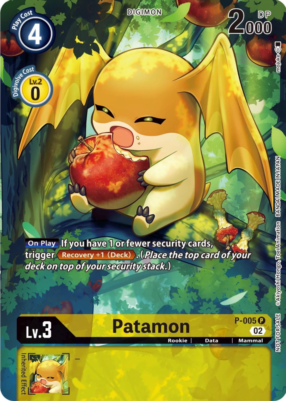 Patamon [Illustration Competition Pack] #P-005 P