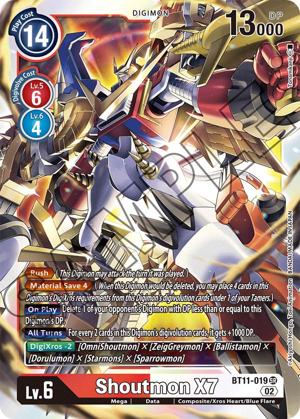 Shoutmon X7 [Foil] #BT11-019