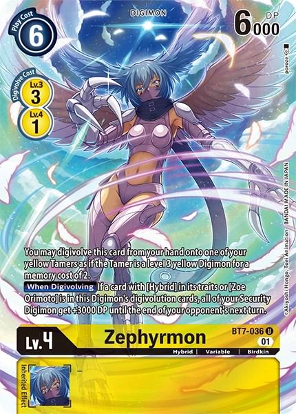 Zephyrmon [Alternate Art Foil] #BT7-036