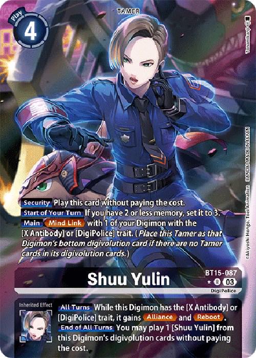 Shuu Yulin [Alternate Art Foil] #BT15-087