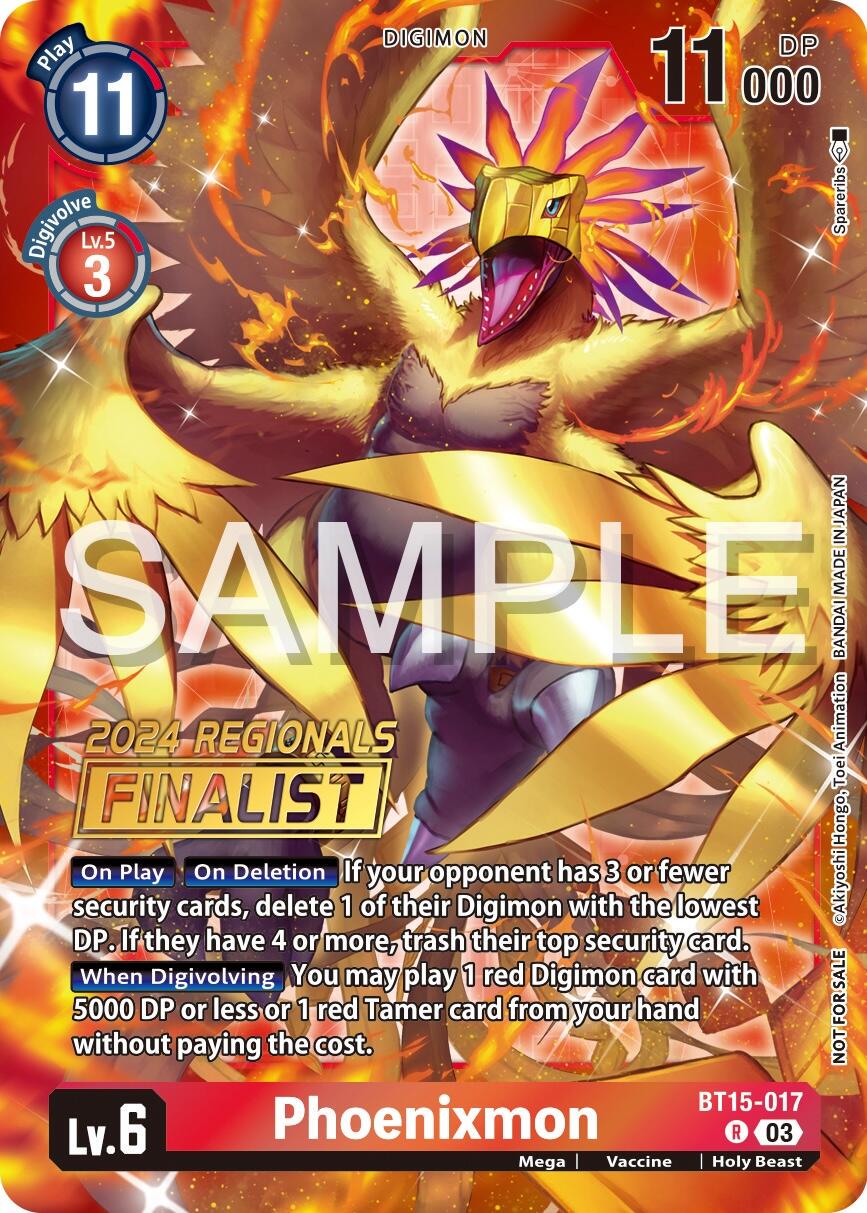 Phoenixmon [Regionals Finalist Foil] #BT15-017