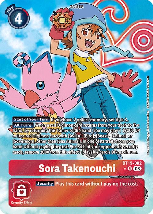 Sora Takenouchi [Alternate Art Foil] #BT15-082
