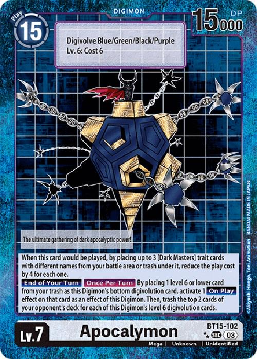 Apocalymon [Special Edition Alternate Art Foil] #BT15-102