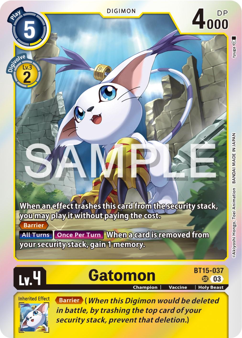 Gatomon [Foil] #BT15-037