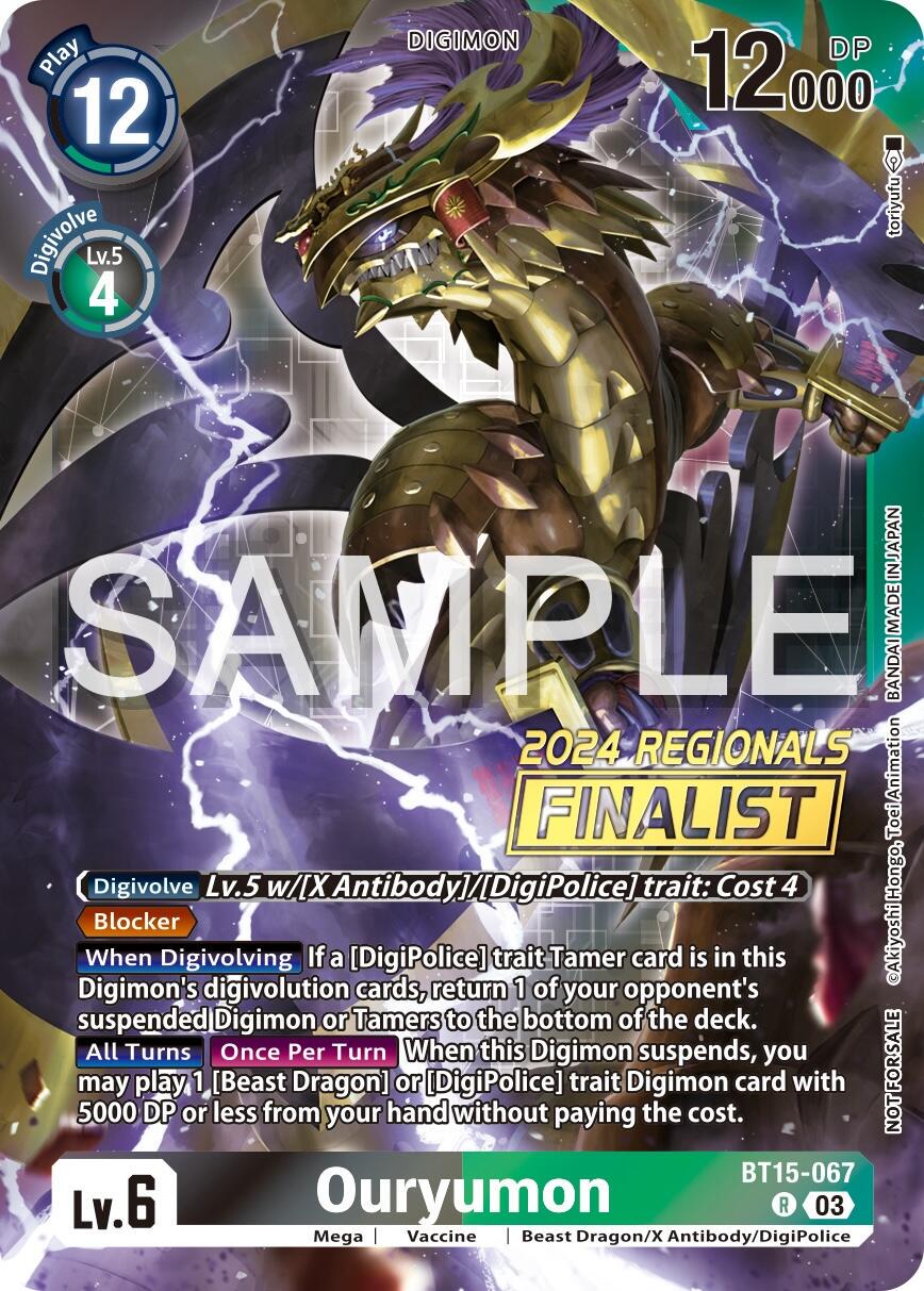 Ouryumon [Regionals Finalist Foil] #BT15-067