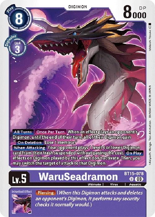 WaruSeadramon #BT15-078