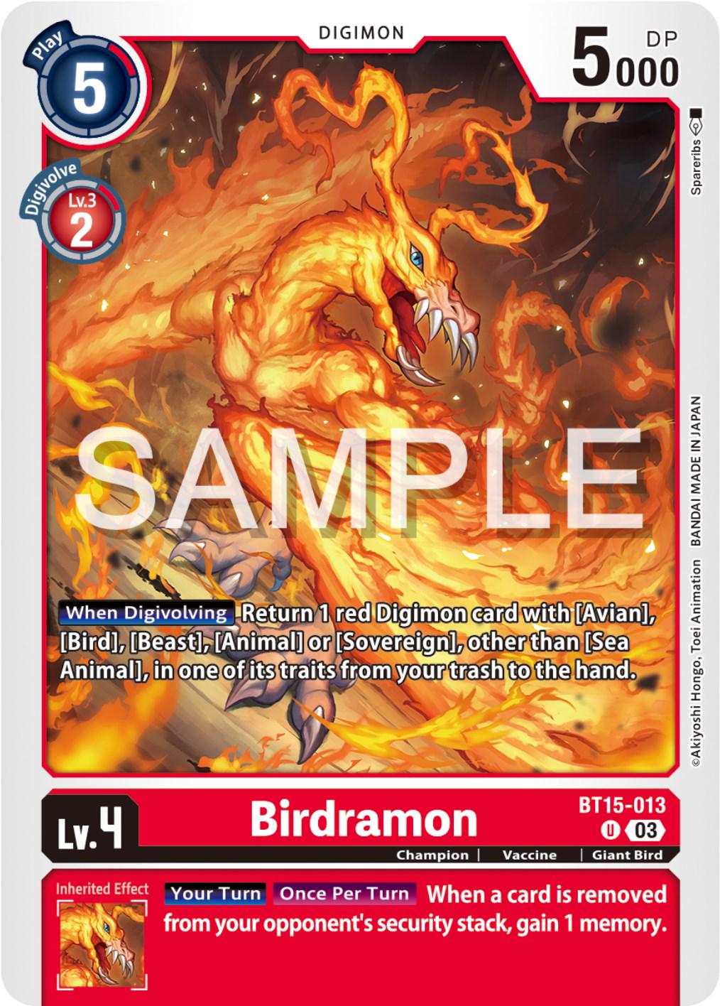 Birdramon #BT15-013