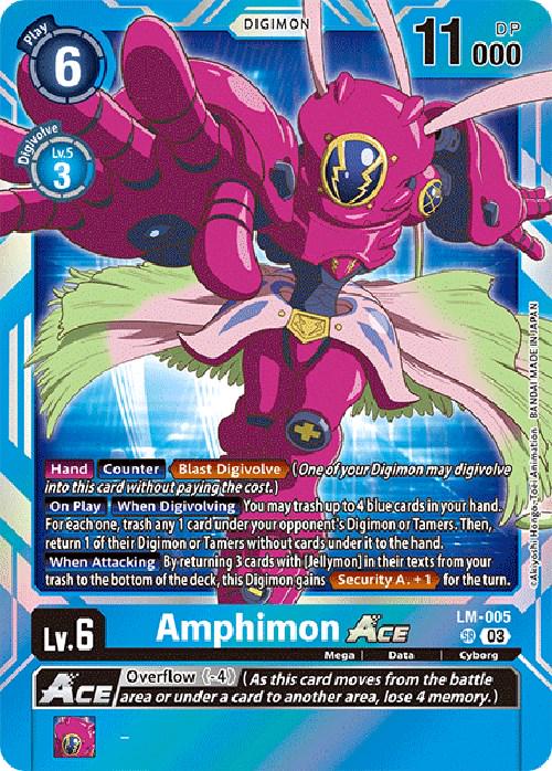 Amphimon ACE [Exclusive Foil] #LM-005